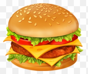 Cheeseburger Icon At Getdrawings - Transparent Background Burger Clip Art Emoji