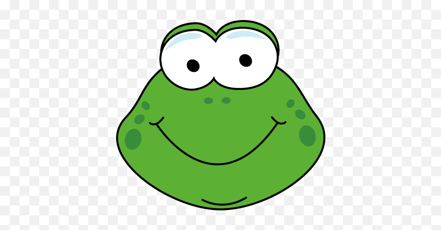 Frog Face Clipart - Five Green And Speckled Frogs Clipart Emoji,Frog Emoji Facebook