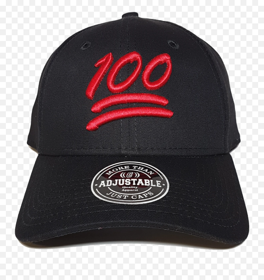 100 Emoji Cap Adjustable Black - Baseball Cap,100 Emoji