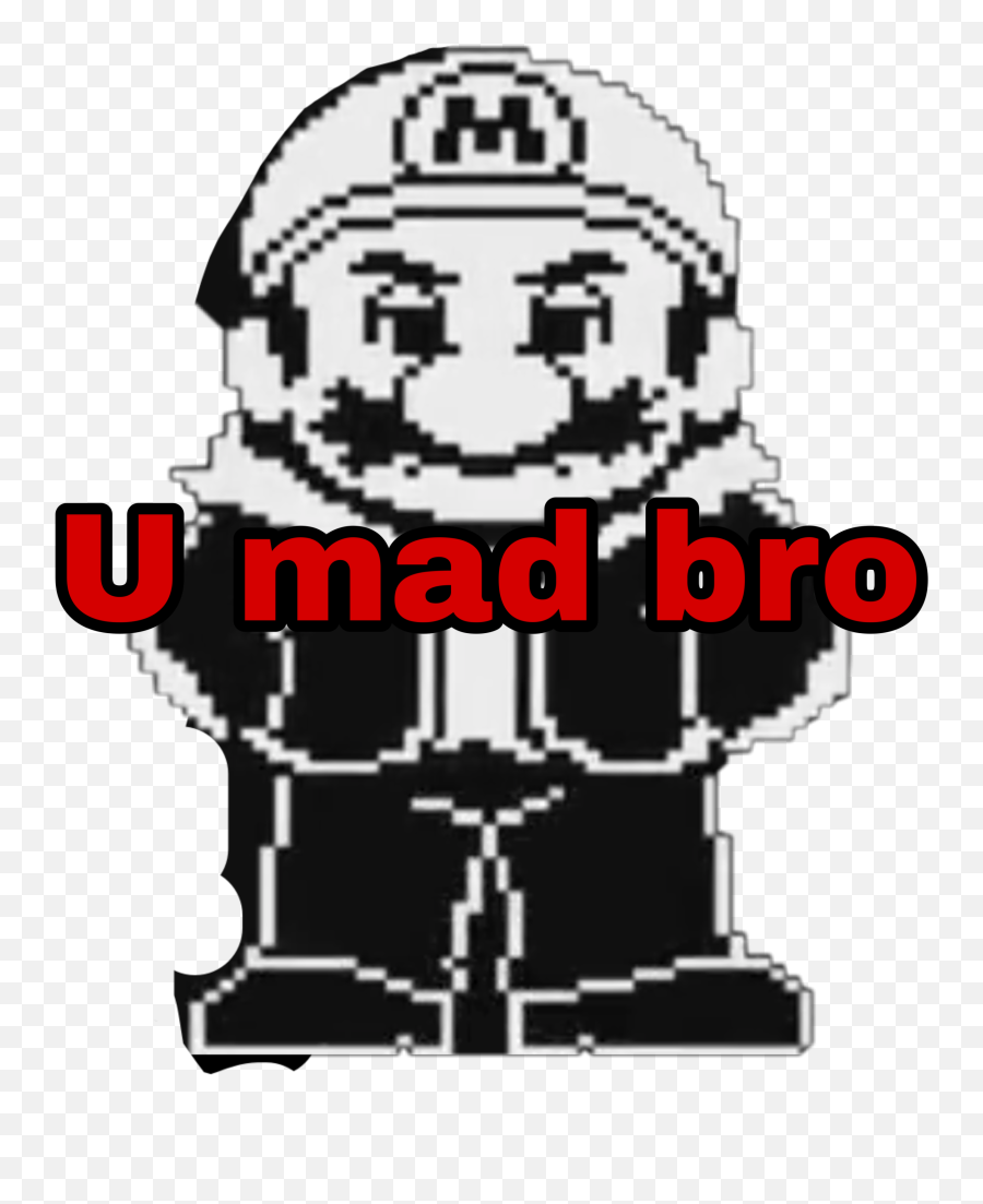 Mario Mariobros Umadbro - Mario Sans Emoji,Mario Bros Emoji