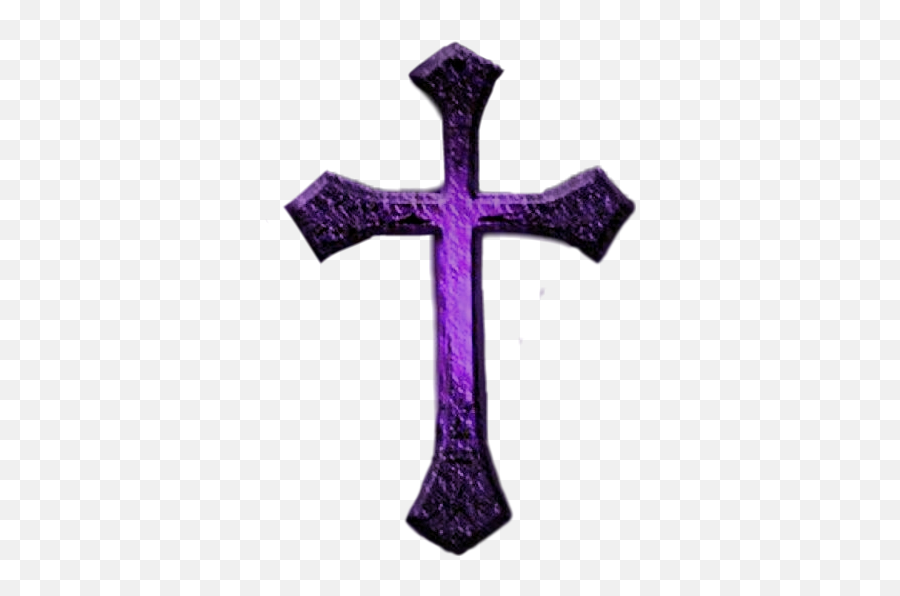Cross Purple - Cross Emoji,Purple Cross Emoji