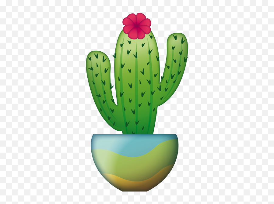 Emoji - Eastern Prickly Pear,Plant Emoji.