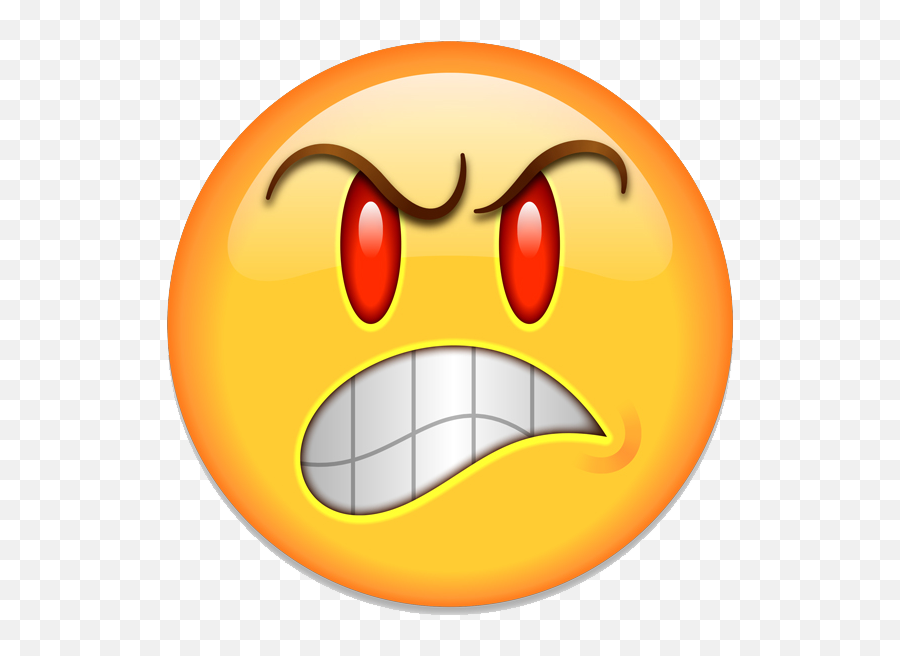 Emoji Anger Smiley Emoticon Clip Art - Angry Face Emoji Png,Angry Emoji