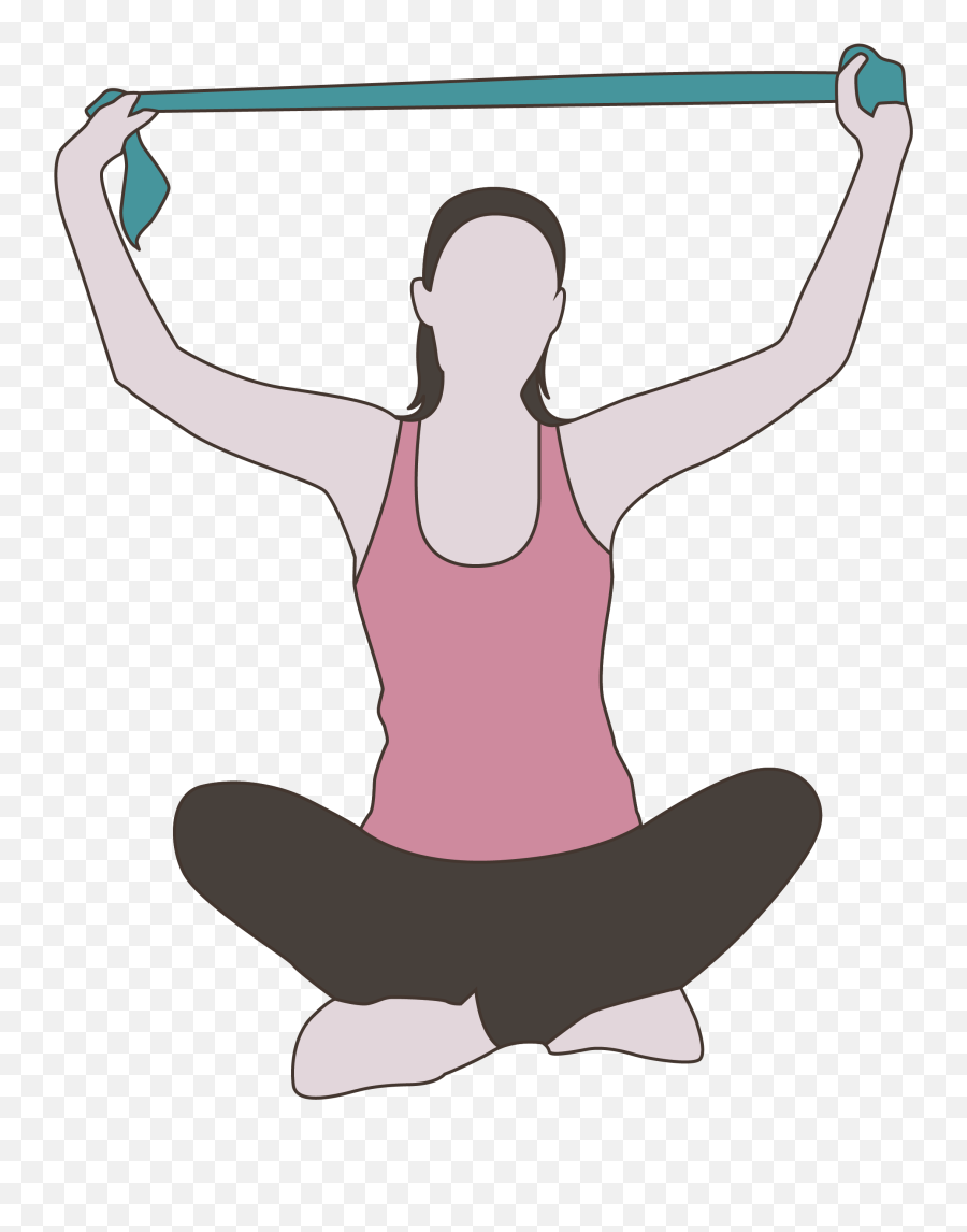 Stretching Download - Yoga Belt Stretch Png Download 2156 Stretching Emoji,Meditation Emoji