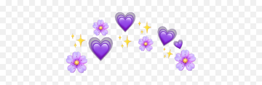 Emoji Emoticons Emotion Corona Crownsticker Ahre - Emoji Flower Crown Png,Flower Emoticons
