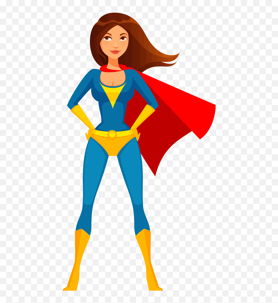 Superhero Clipart Transparent - Cartoon Superhero Girl Emoji,Super Hero Emoji