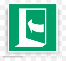 DOOR OPENS BY PUSHING ON THE LEFT - HAND RIGHTHAND SIDE sign E022 E023 Sticker Cartello Porta Emoji