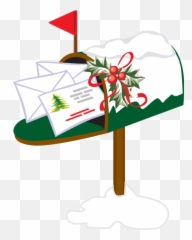 London Clipart Mailbox - Transparent Christmas Emoji