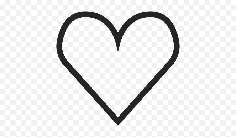 Hand Drawn Cute Heart Icon - Transparent Png U0026 Svg Vector File Emoji,Cute Heart Emoji