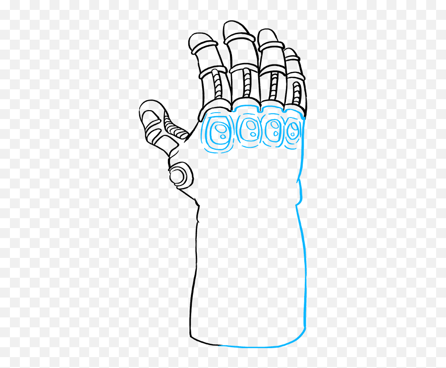How To Draw The Infinity Gauntlet From - Draw Infinity Gauntlet Emoji,Infinity Gauntlet Emoji