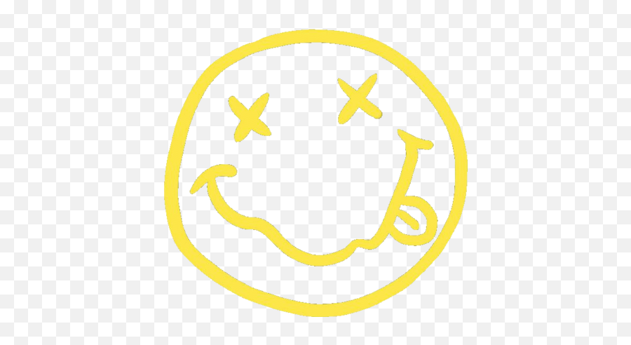 Nirvana Band Smile Smileyface Emoji - Nirvana Logo,Band Emoji