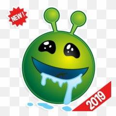 Nuevos Emojis 3d Stickers Wastickerapps - Alien Smiley