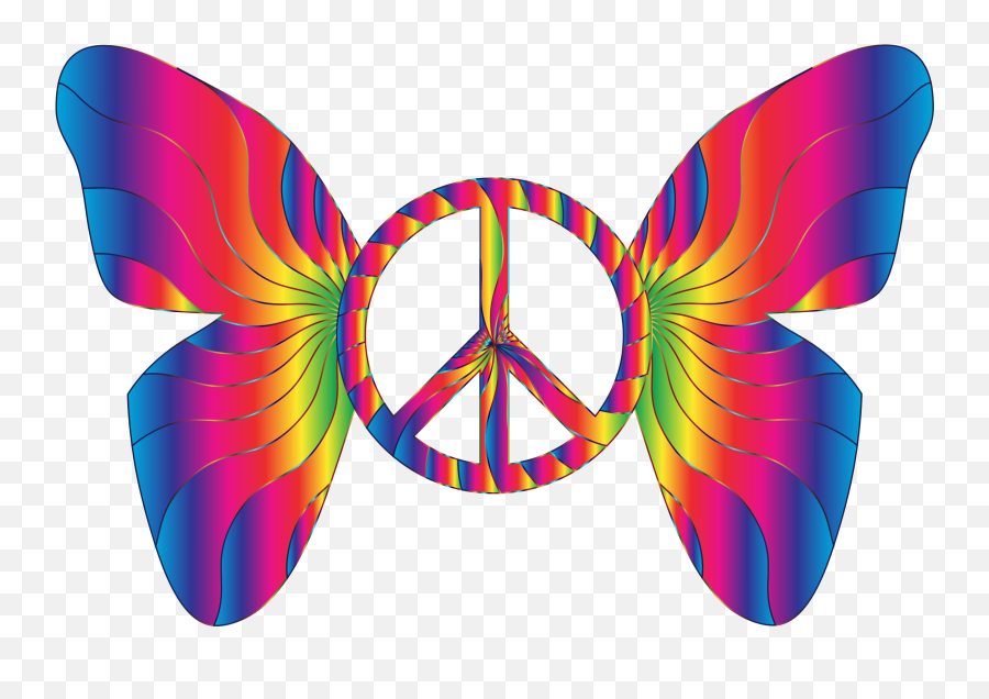 Peace Sign Images - Butterflies And Peace Signs Emoji,Emoticon Peace Sign