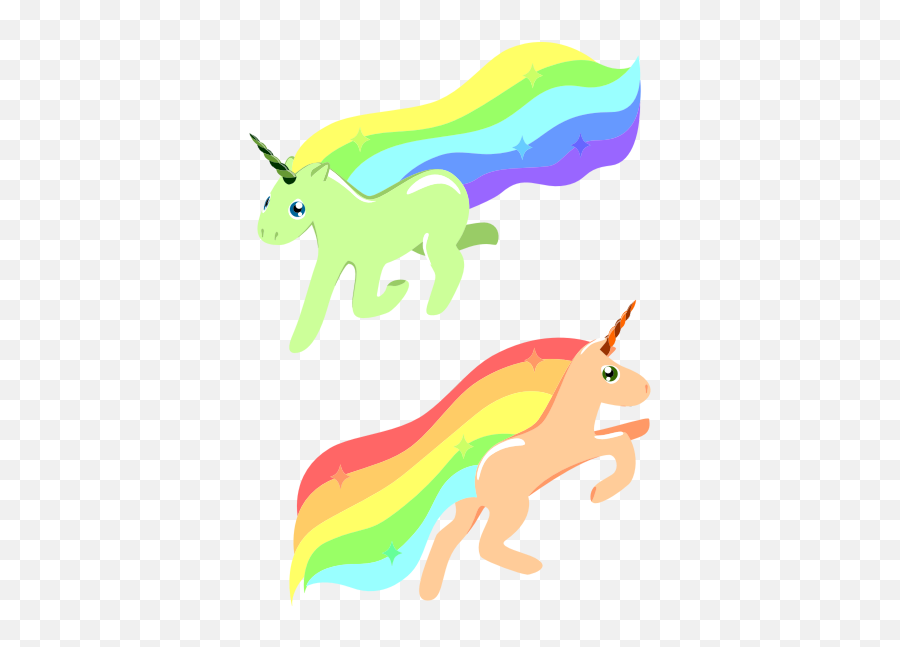 Rainbow Unicorns - Unicorns Don T Exist Emoji,Rainbow Emoji Gif