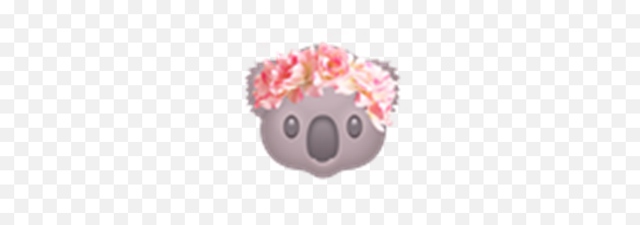 Koala Emoji Flower Crown - Emojis Flowers Transparent Background,Emoji Flowers