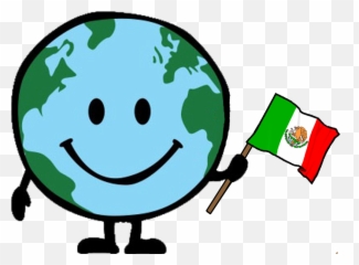 Unit8 - Happy Earth Day Cartoon Emoji,Mexican Flag Emoticon