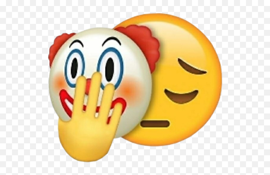 Png Stickers Emoji Clown Sad - Sad Clown Meme Emoji,Sad Emoji Png