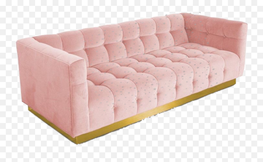 Freetoedit Pink Gold Couch Sofa Emoji,Couch Emoji