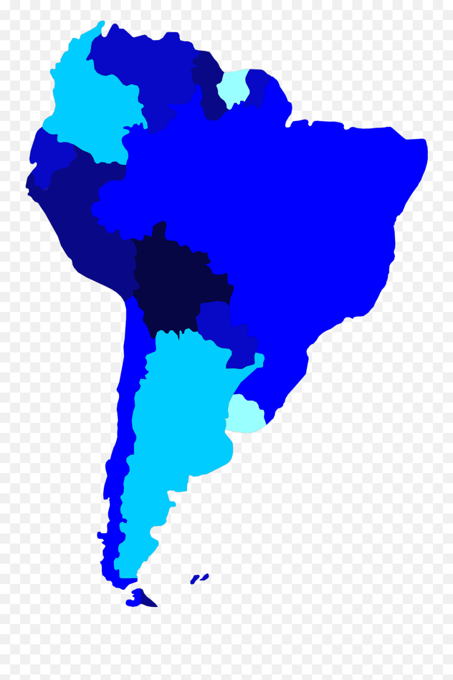 South America - South America Map Png Transparent Png South America Map Transparent Emoji,Guyanese Flag Emoji
