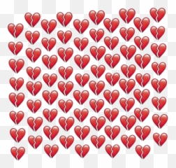 freetoedit heart broken red heartbroken emilyssticker - Heartbroken Background Emoji