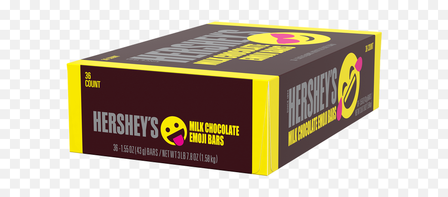 Hersheys Milk Chocolate Emoji Bars - Box,Candy Emoji
