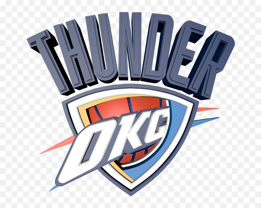 Okc Thunder Images Clipart - Oklahoma City Thunder Logo Png Emoji,Oklahoma Emoji