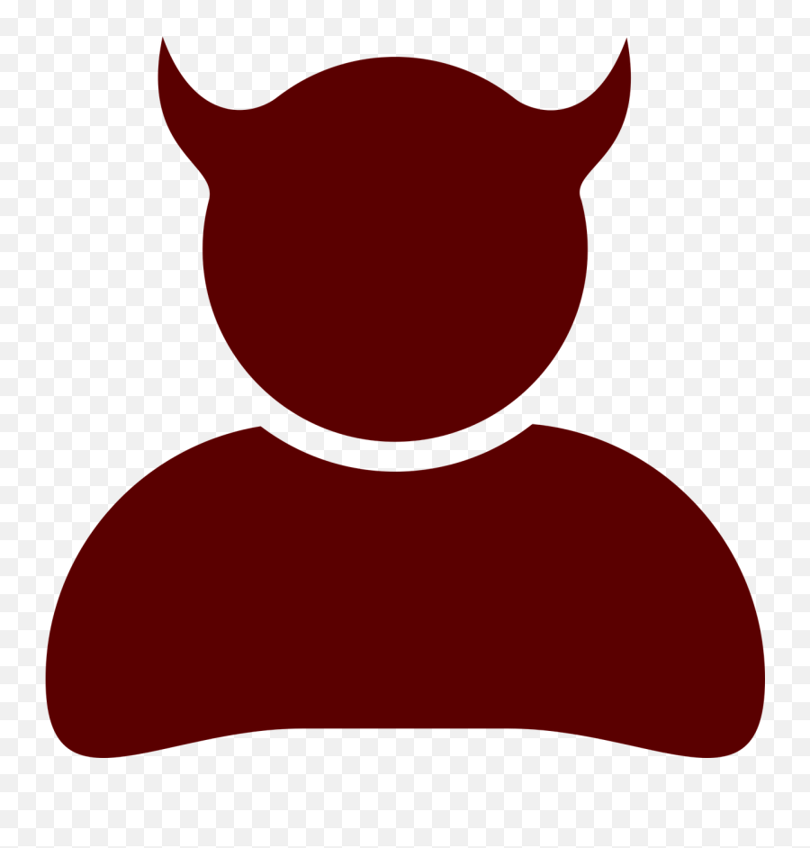 Evil User Silhouette Person Profile - Good And Evil Png Emoji,Grim Reaper Emoji