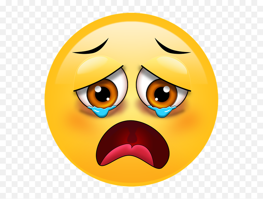 Sad Emoji Emoticon Crying - Free Image On Pixabay Smiley,Disappointed Emoji Transparent