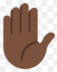 Raised hand emoji clipart Free download transparent PNG - Imagenes De La Mano Levantada