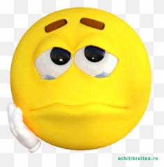 Thinking Emoji - Jojo Thinking Emoji Png,Think Emoji - free transparent ...