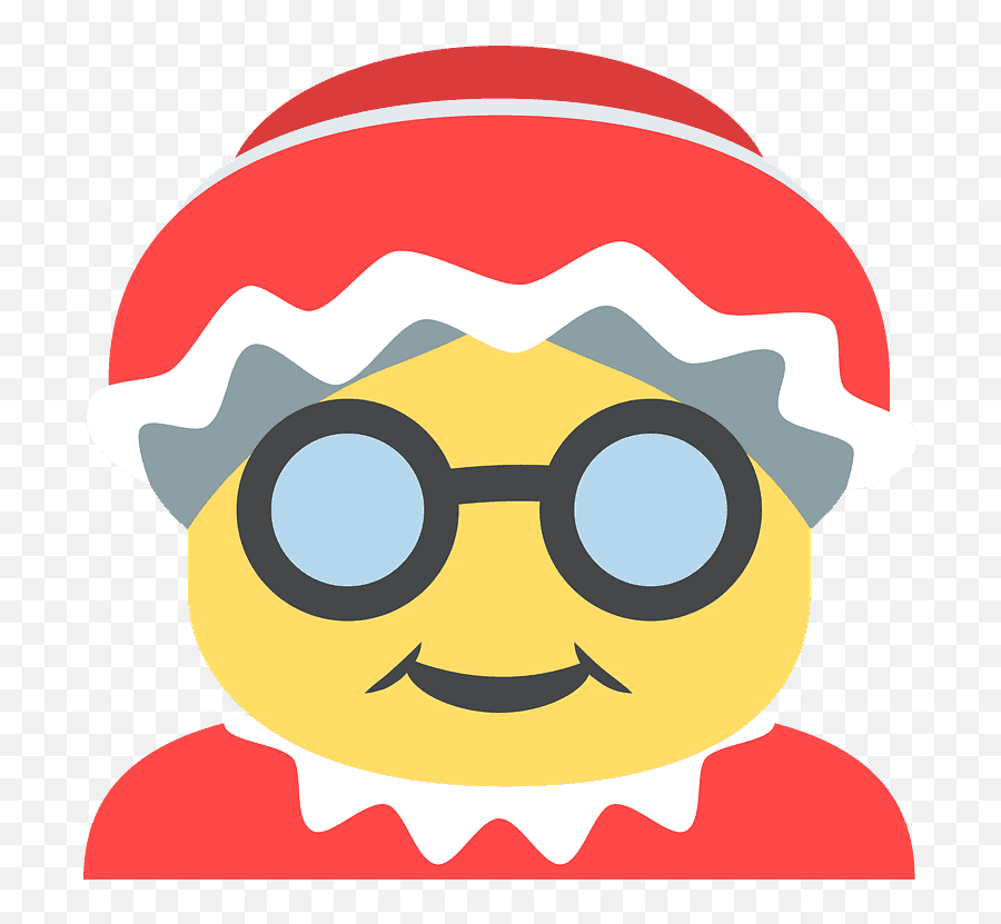 Mrs Claus Emoji Clipart Free Download Transparent Png - Dibujo Animado De Mama Noela,Reindeer Emoji
