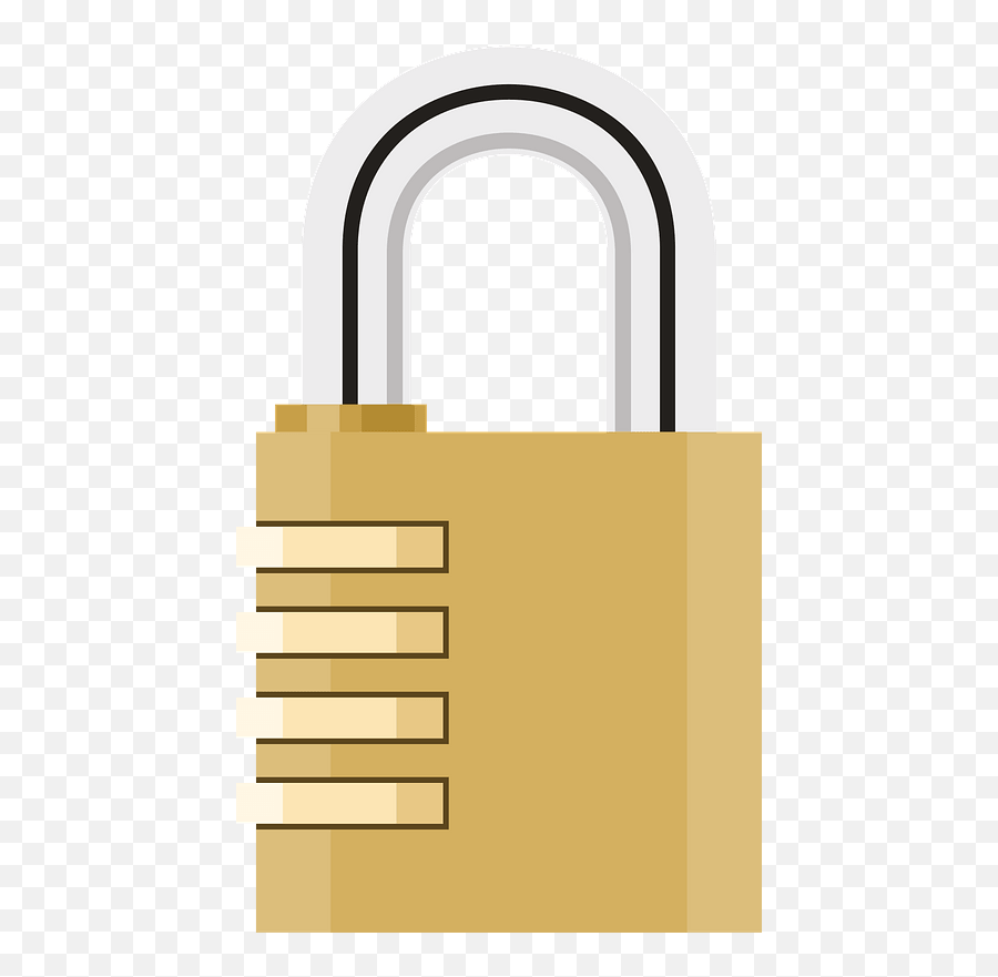 Code Lock Clipart - Vertical Emoji,Lock And Key Emoji