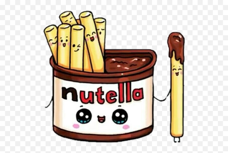 Edit - Food Nutella Kawaii Bilder Emoji,Nutella Emoji