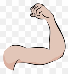 Arms Clipart Weak Transparent Free For - Cartoon Emoji
