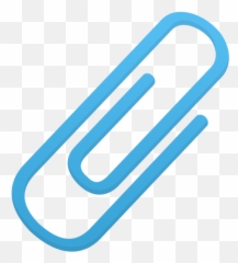 Paperclip Icon - Paper Clip Clipart Png Emoji,Paperclip Emoji