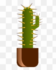 Free Cactus Plant Vectors - Thorn On Cactus Clipart Emoji,Origami Emoji