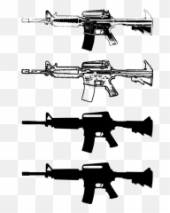 Guns Military Weapon - Clipart M4 Emoji