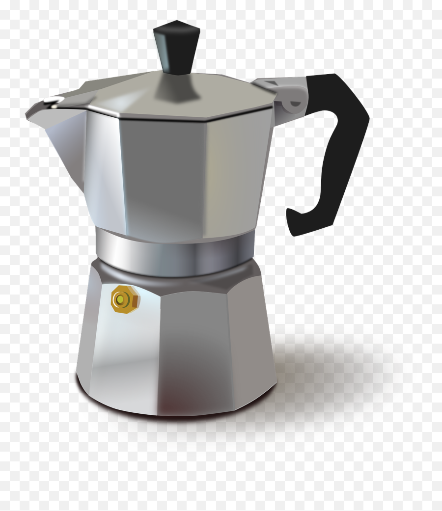 Percolator Metallic Pot Metal Old - Italian Coffee Maker Emoji,Roast Hand Emoji