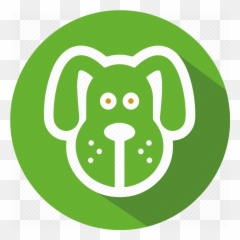Animals Emoji Smiley Emoticon Round - Dog Green Icon,Unicorn Emoticon
