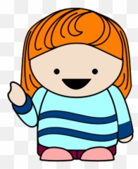 Ginger Cartoon Girl - Red Head Clipart Emoji
