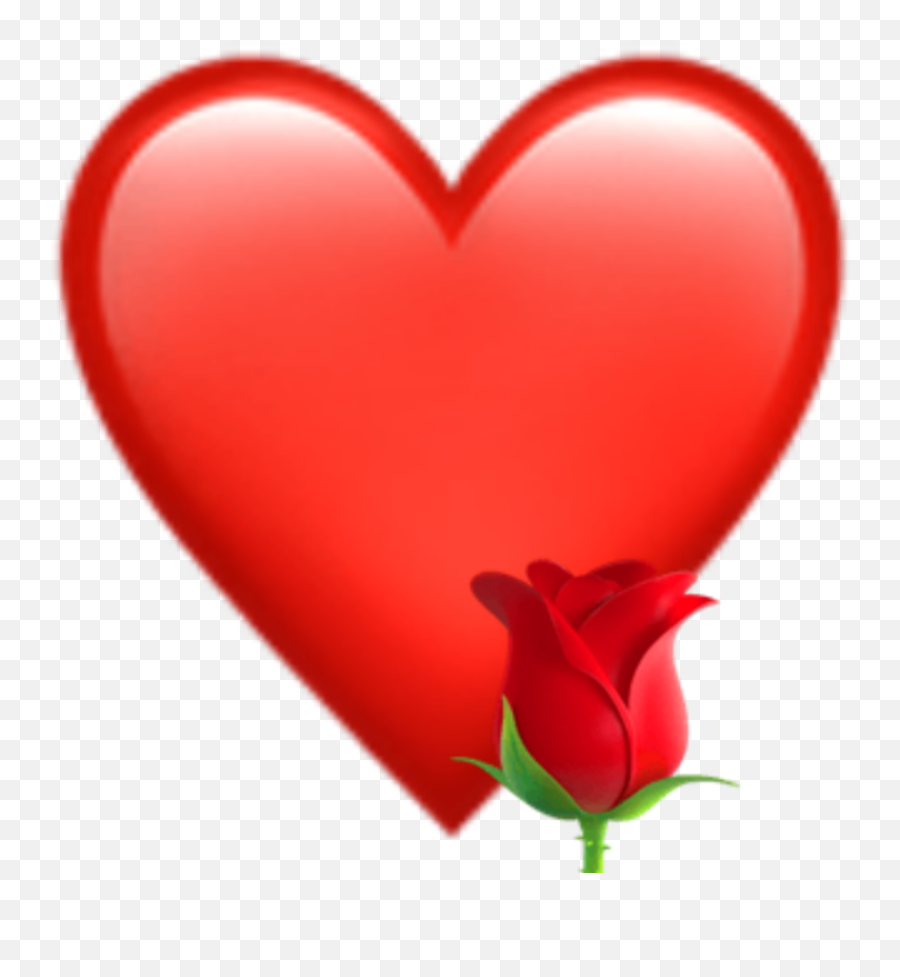 Emoji Heart Red Redheart Rose - Valentines Heart,Emoji Roses