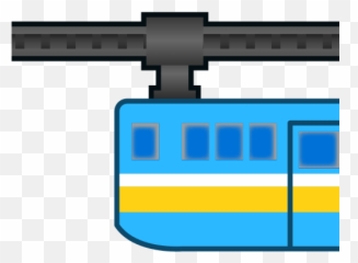 Suspension Railway Emoji For Facebook - Clip Art