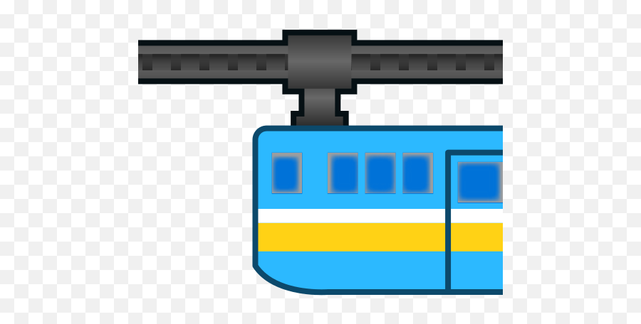 Suspension Railway Emoji For Facebook - Clip Art,Suspension Railway Emoji