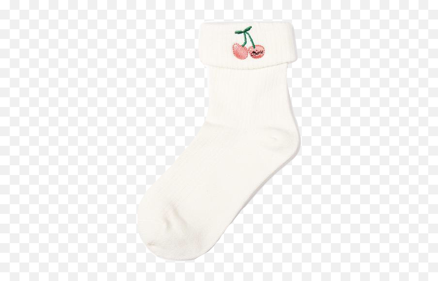 Moodboard Aesthetic Socks Sock Cherry Cherries Kawaii - Sock Emoji,Emoji Socks
