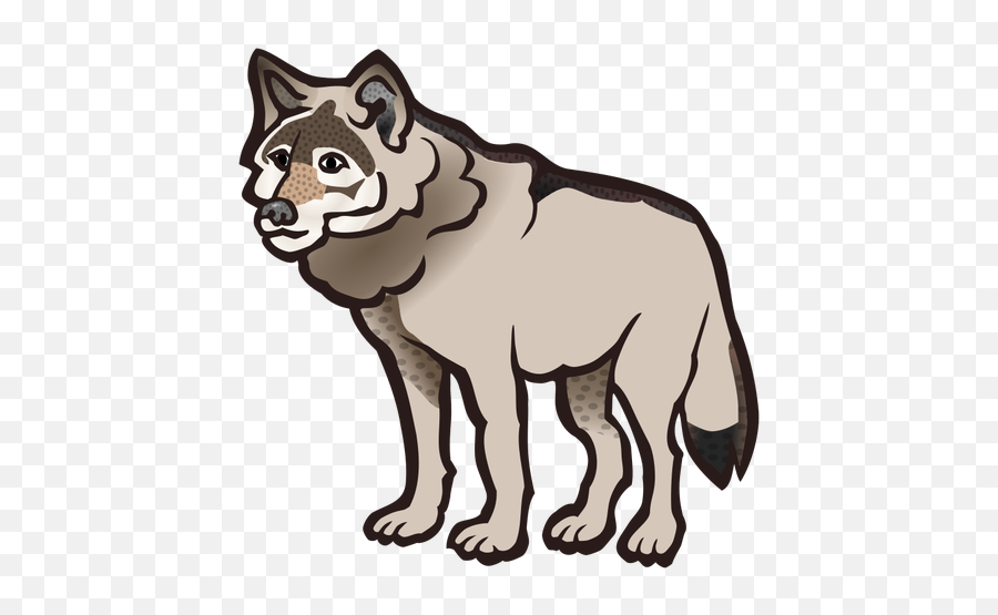 Gray Wolf - Gambar Serigala Kartun Lucu Emoji,Wolf Howling Emoji