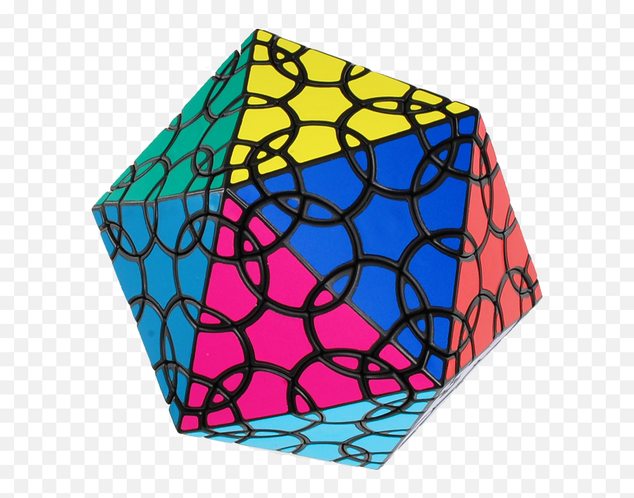 Clover Icosahedron D1 - Black Body Clipart Full Size 3d Icosahedron Trasparent Background Emoji,Tengu Emoji