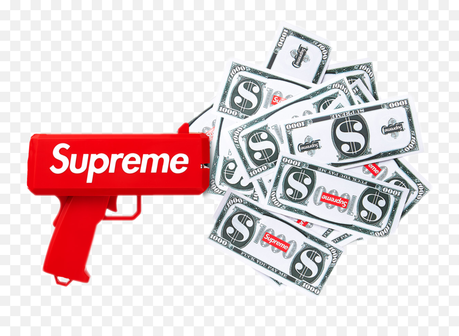 Supreme Money - Supreme Money Gun Original Emoji,Mahjong Emoji
