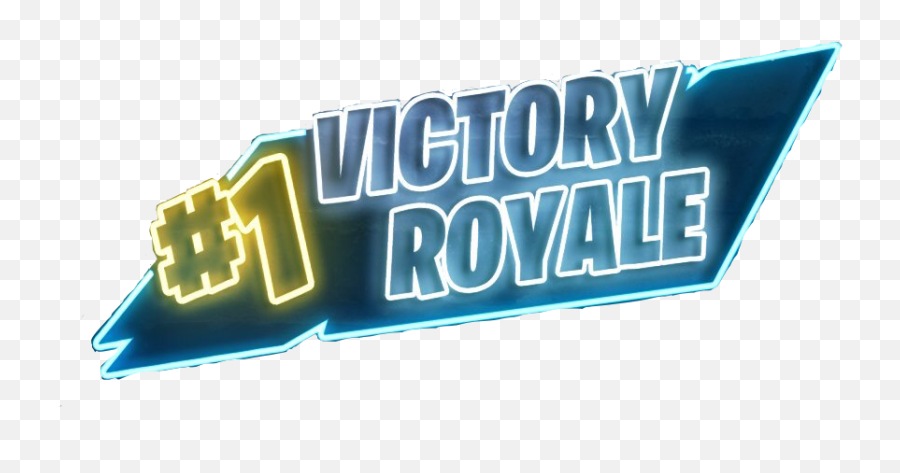 Victory Royal Sign Season 9 Fortnite Leak Concept - Neon Sign Emoji,Victory Sign Emoji