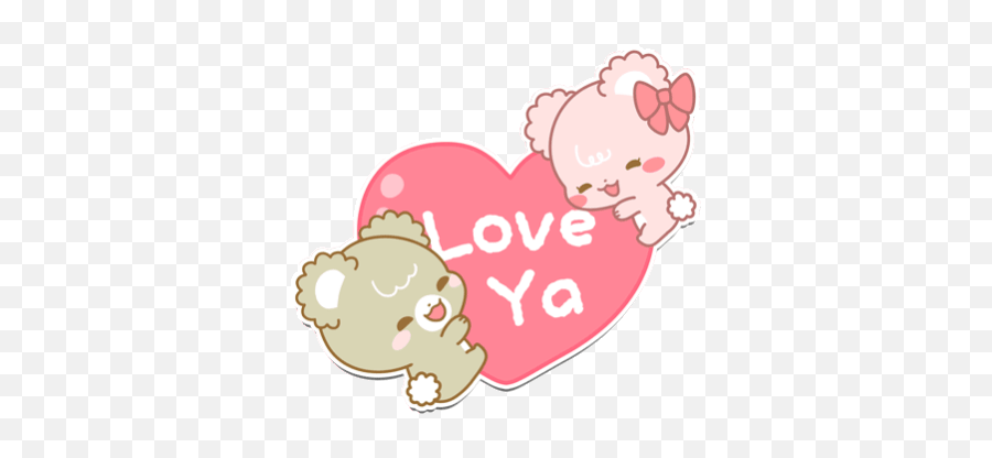 Makes Gifs Stickers For Android Ios - Cute Love Stickers Emoji,Plur Emoji