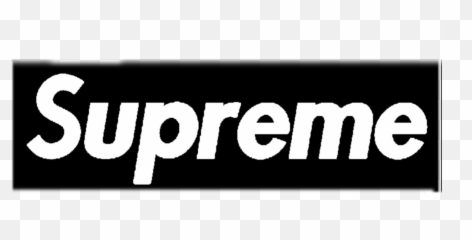Sup - Supreme Black Logo No Background Emoji,Sup Emoji